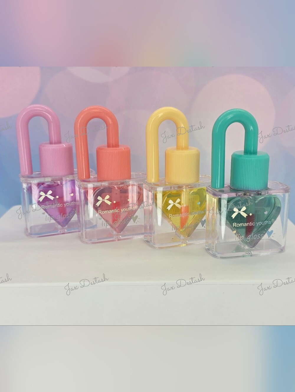 Lip Gloss Bundle with Colorful Handles